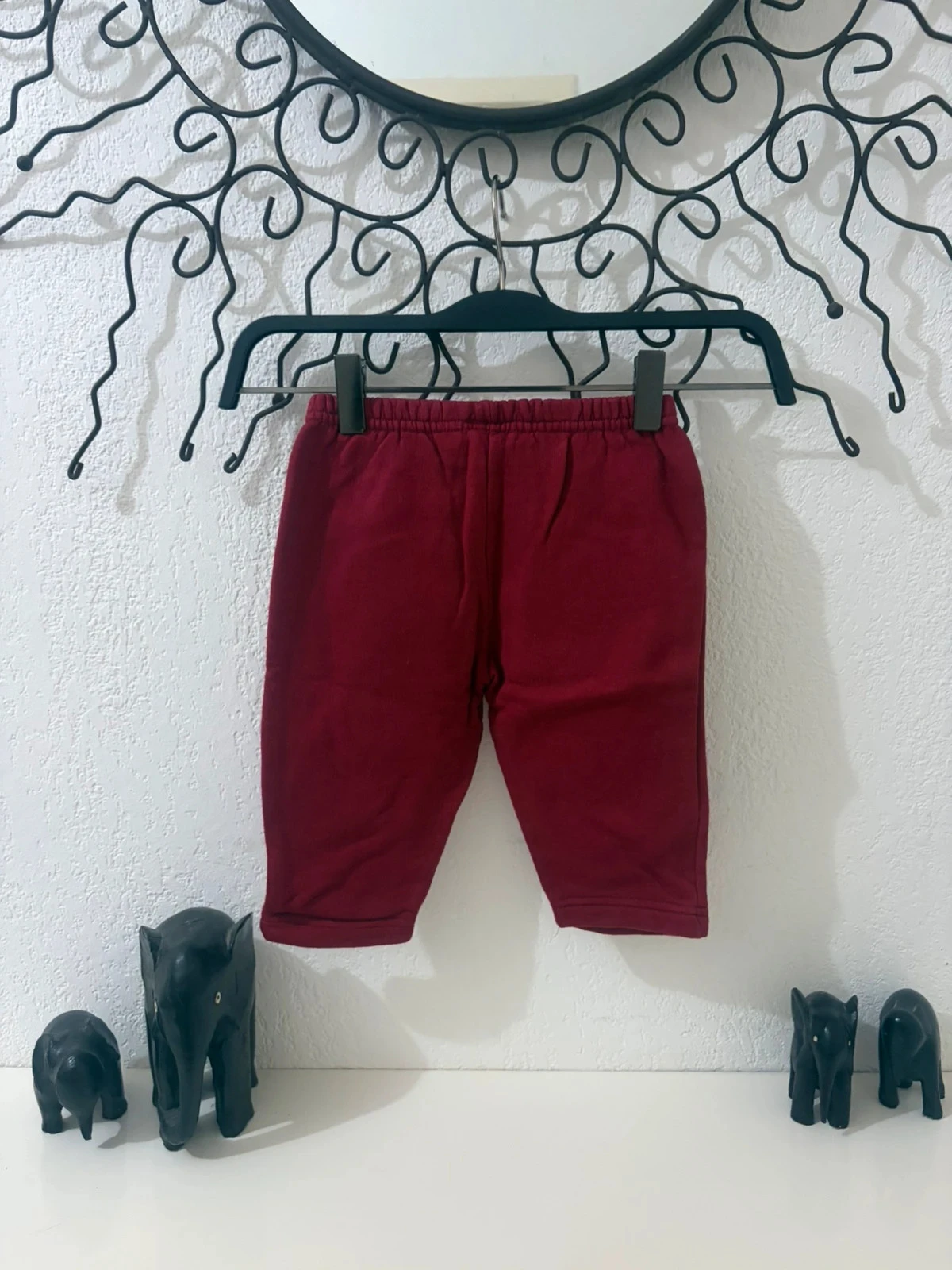 Corduroy Jogger Pants in Burgundy – 100% Cotton & Comfort – Size 24 Months (2 years) – photo 4